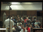 The Red Canvas recording in the CNSO Studio